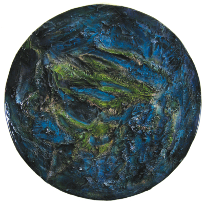 Earth 2 - Michael Rousseau
24" diameter - mixed media with epoxy resin. Earth 2 - Michael Rousseau